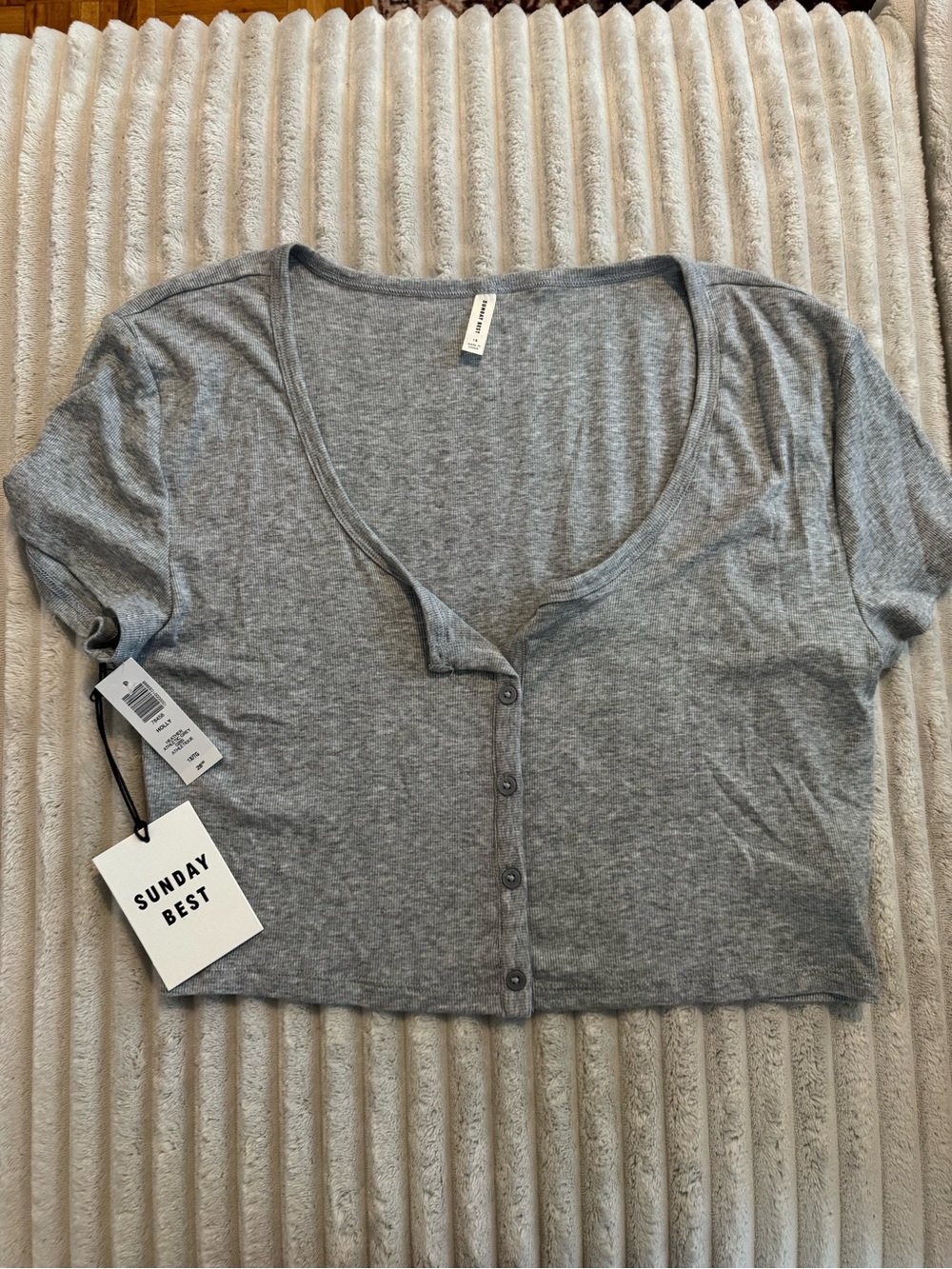 Sunday Best Crop Tee 1X